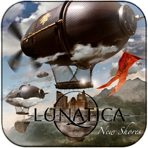 Lunatica New Shores Album Cover Sticker Lunatica New Shores Album Cover Sticker