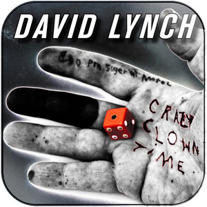 David Lynch Crazy Clown Time Album Cover Sticker David Lynch Crazy Clown Time Album Cover Sticker