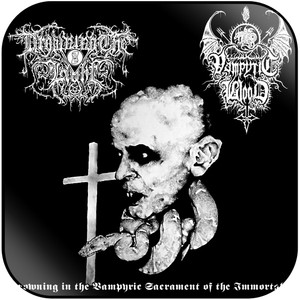 Vampyric Blood Drowning In The Vampyric Sacrament Of The Immortals Album Cover Sticker Vampyric Blood Drowning In The Vampyric Sacrament Of The Immortals Album Cover Sticker