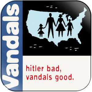 The Vandals Hitler Bad Vandals Good Album Cover Sticker The Vandals Hitler Bad Vandals Good Album Cover Sticker