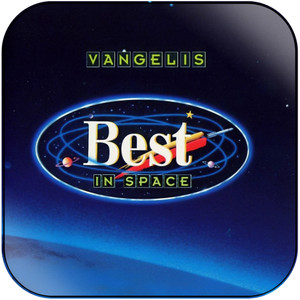 Vangelis Best In Space Album Cover Sticker Vangelis Best In Space Album Cover Sticker