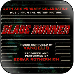 Vangelis Blade Runner A 30Th Anniversary Celebration Album Cover Sticker Vangelis Blade Runner A 30Th Anniversary Celebration Album Cover Sticker