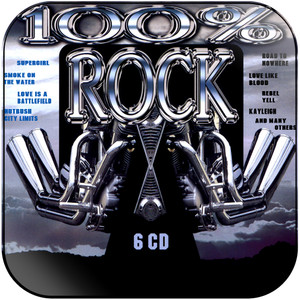 Various Artists 100 Rock Album Cover Sticker Various Artists 100 Rock Album Cover Sticker