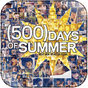 Various Artists 500 Days Of Summer Album Cover Sticker Various Artists 500 Days Of Summer Album Cover Sticker