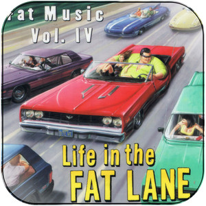 Various Artists Fat Music Volume 4 Life In The Fat Lane Album Cover Sticker