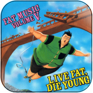 Various Artists Fat Music Volume 5 Live Fat Die Young Album Cover Sticker Various Artists Fat Music Volume 5 Live Fat Die Young Album Cover Sticker