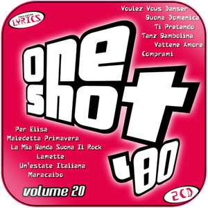 Various Artists One Shot 80 Volume 20 Pop Italia Album Cover Sticker