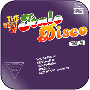 Various Artists The Best Of Italo Disco Volume 9 Album Cover Sticker Various Artists The Best Of Italo Disco Volume 9 Album Cover Sticker