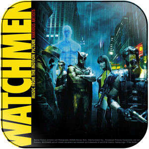 Various Artists Watchmen Music From The Motion Picture Album Cover Sticker Various Artists Watchmen Music From The Motion Picture Album Cover Sticker