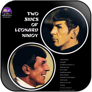 Leonard Nimoy The Two Sides Of Leonard Nimoy Album Cover Sticker