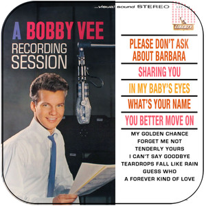 Bobby Vee A Bobby Vee Recording Session Album Cover Sticker Bobby Vee A Bobby Vee Recording Session Album Cover Sticker