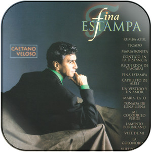 Caetano Veloso Fina Estampa Album Cover Sticker Caetano Veloso Fina Estampa Album Cover Sticker