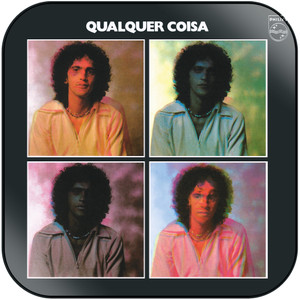 Caetano Veloso Qualquer Coisa Album Cover Sticker Caetano Veloso Qualquer Coisa Album Cover Sticker