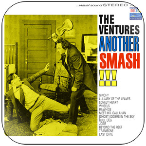 The Ventures Another Smash Album Cover Sticker The Ventures Another Smash Album Cover Sticker