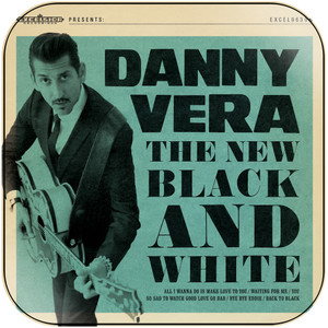 Danny Vera The New Black And White Album Cover Sticker Danny Vera The New Black And White Album Cover Sticker