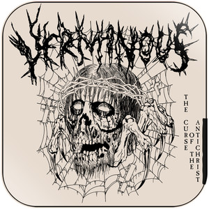 Verminous The Curse Of The Antichrist Album Cover Sticker Verminous The Curse Of The Antichrist Album Cover Sticker