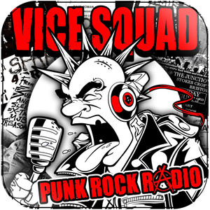 Vice Squad Punk Rock Radio-2 Album Cover Sticker Vice Squad Punk Rock Radio-2 Album Cover Sticker