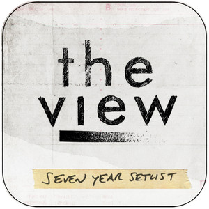 The View Seven Year Setlist Album Cover Sticker