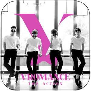 VROMANCE The Action Album Cover Sticker VROMANCE The Action Album Cover Sticker