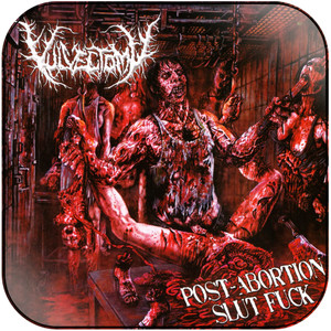 Vulvectomy Post Abortion Slut Fuck Album Cover Sticker Vulvectomy Post Abortion Slut Fuck Album Cover Sticker