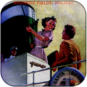 The Magnetic Fields Holiday Album Cover Sticker The Magnetic Fields Holiday Album Cover Sticker