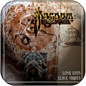Magnum Long Days Black Nights Album Cover Sticker