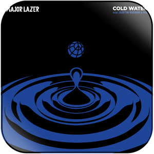 Major Lazer Cold Water Album Cover Sticker