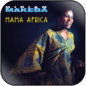 Miriam Makeba Mama Africa Album Cover Sticker Miriam Makeba Mama Africa Album Cover Sticker