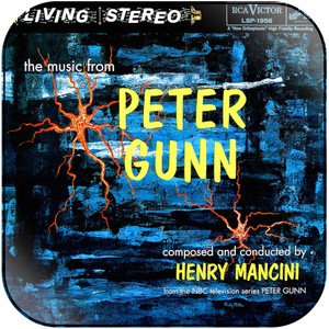 Henry Mancini Peter Gunn Album Cover Sticker Henry Mancini Peter Gunn Album Cover Sticker