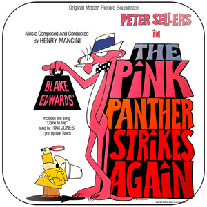Henry Mancini The Pink Panther Strikes Again Album Cover Sticker Henry Mancini The Pink Panther Strikes Again Album Cover Sticker