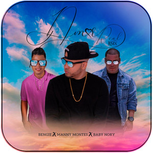 Manny Montes Amor Real Remix Album Cover Sticker Manny Montes Amor Real Remix Album Cover Sticker