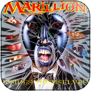 Marillion Bsides Themselves Album Cover Sticker Marillion Bsides Themselves Album Cover Sticker