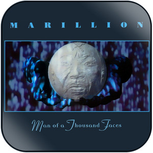 Marillion Man Of A Thousand Faces Album Cover Sticker Marillion Man Of A Thousand Faces Album Cover Sticker