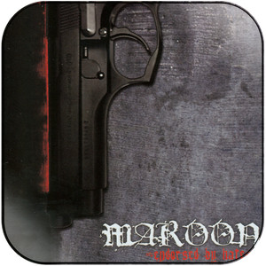 Maroon Endorsed By Hate Album Cover Sticker Maroon Endorsed By Hate Album Cover Sticker