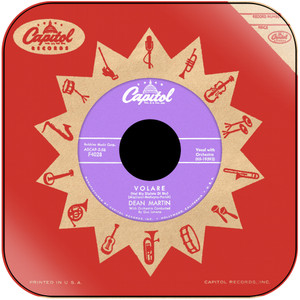 Dean Martin Volare Nel Blu Dipinto Di Blu Album Cover Sticker