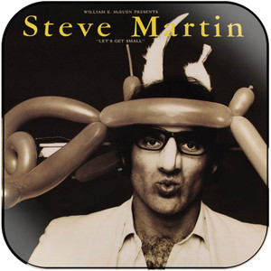 Steve Martin Lets Get Small Album Cover Sticker Steve Martin Lets Get Small Album Cover Sticker