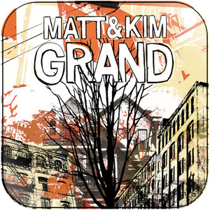 Matt and Kim Grand Album Cover Sticker