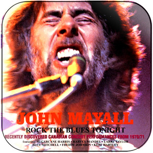 John Mayall Rock The Blues Tonight Album Cover Sticker John Mayall Rock The Blues Tonight Album Cover Sticker
