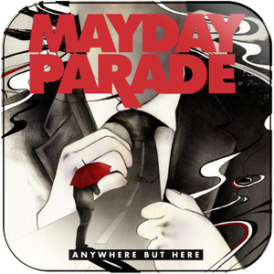 Mayday Parade Anywhere But Here Album Cover Sticker Mayday Parade Anywhere But Here Album Cover Sticker
