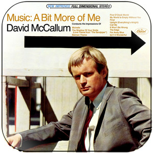 David McCallum Music A Part Of Me Album Cover Sticker David McCallum Music A Part Of Me Album Cover Sticker