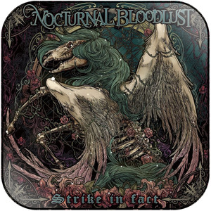 NOCTURNAL BLOODLUST Strike In Fact Album Cover Sticker NOCTURNAL BLOODLUST Strike In Fact Album Cover Sticker