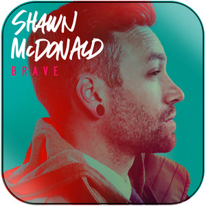 Shawn McDonald Brave Album Cover Sticker Shawn McDonald Brave Album Cover Sticker