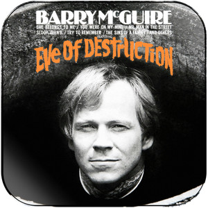Barry McGuire Eve Of Destruction Album Cover Sticker Barry McGuire Eve Of Destruction Album Cover Sticker