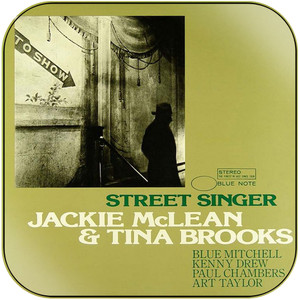 Jackie McLean Street Singer Album Cover Sticker Jackie McLean Street Singer Album Cover Sticker