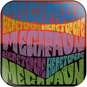 Megafaun Heretofore Album Cover Sticker Megafaun Heretofore Album Cover Sticker