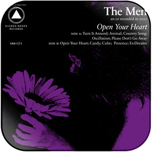 The Men Open Your Heart Album Cover Sticker