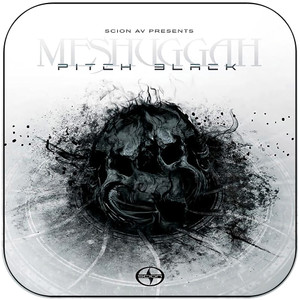 Meshuggah Pitch Black Album Cover Sticker Meshuggah Pitch Black Album Cover Sticker