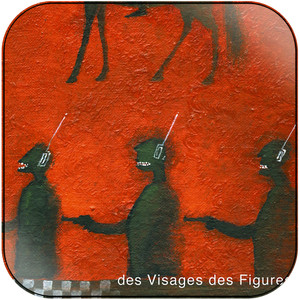 Noir Desir Des Visages Des Figures Album Cover Sticker