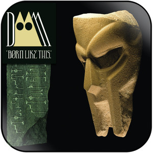 MF DOOM Born Like This-1 Album Cover Sticker MF DOOM Born Like This-1 Album Cover Sticker