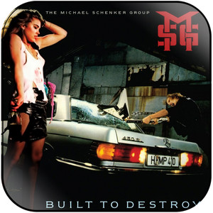 Michael Schenker Group Built To Destroy Album Cover Sticker Michael Schenker Group Built To Destroy Album Cover Sticker